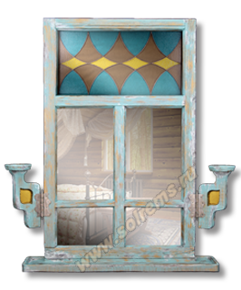 Зеркало-окно "Теплый вечер"