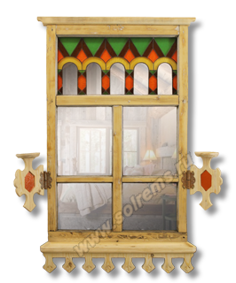Зеркало-окно "Терем"