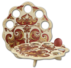 Пасхальная подставка Сказочный узор