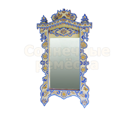 Зеркало в расписной раме "Сказка Севера"