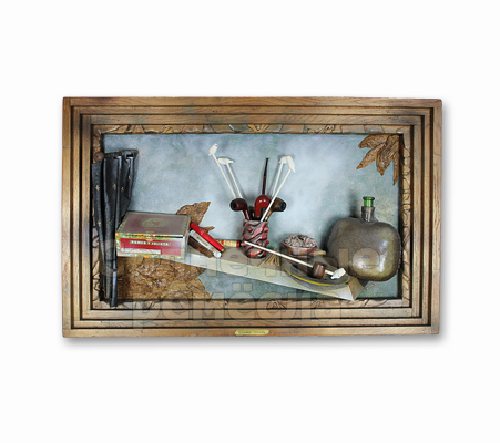 Объемный натюрморт "История табака"